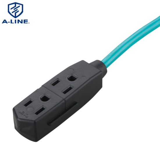 Muestra gratis US Outdoor 13A Cable de extensión de 125 V con 3 salidas