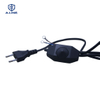Cable de alimentación de la lámpara de sal de European Type 2 con interruptor de atenuación