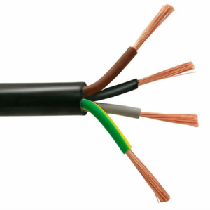 PVC ASEMBRESO ASEMBRADO ASEMBRADO DEL MODERO 300/300V H03VV-F Cobre eléctrico de cobre varado