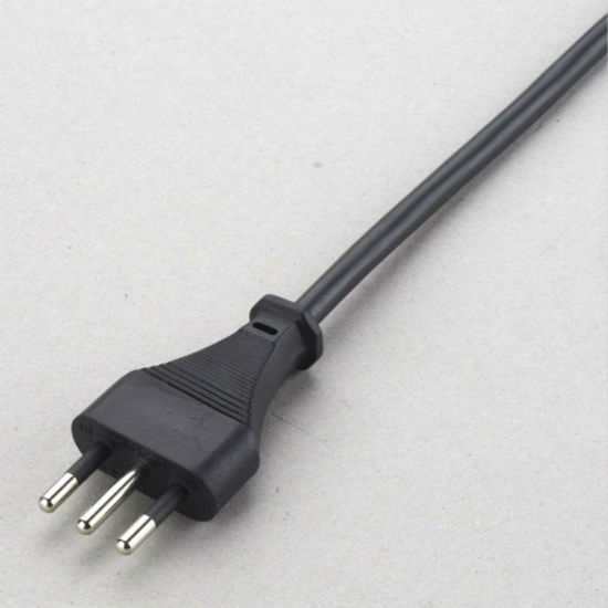 Cable de alimentación de CA de extensión de 3 pin de ITalia ITalia