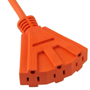 Norte América Estándar estándar al aire libre Cable de extensión de servicio pesado 10/3 AWG SJTW 15A 125V 1875W