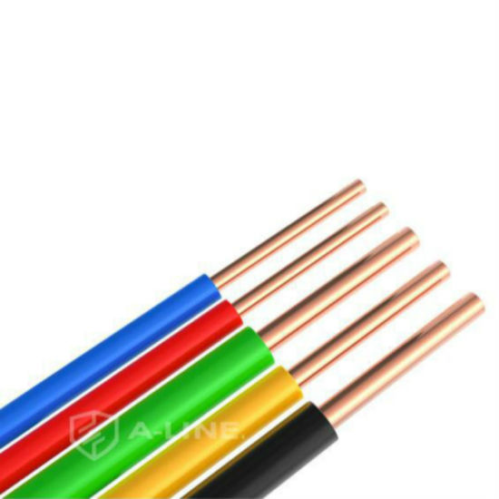 VDE VDE aprobado 300/500V 70º C Rollo de alambre eléctrico de cobre