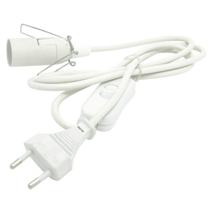 Cable de alimentación de CA aprobado por VDE con interruptor 303 y soporte E14