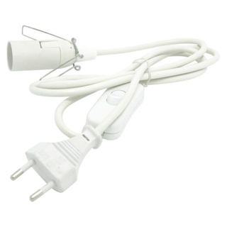 Cable de alimentación de CA aprobado por VDE con interruptor 303 y soporte E14