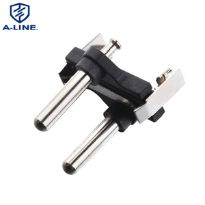 250 V 2 puntas de enchufe de potencia del conector de CA (AL-414)