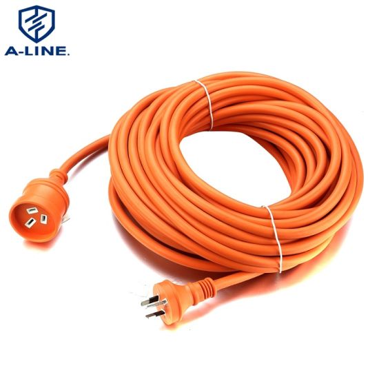 15M SAA Australian15A Extensión de servicio pesado H07VV-F 3*1.5 mm2 con luz LED