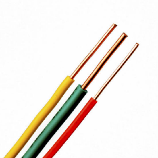 VDE VDE aprobado 300/500V 70º C Rollo de alambre eléctrico de cobre