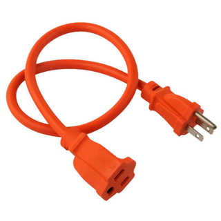 Norteamérica estándar UL listado 10 pies 16/3 13a/125V Cable de extensión de servicio pesado al aire libre