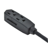 Muestra gratis US Outdoor 13A Cable de extensión de 125 V con 3 salidas