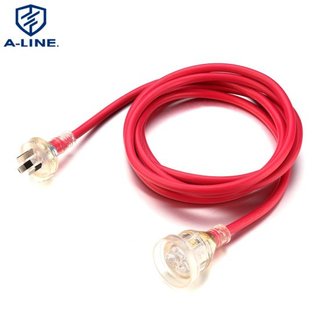 Capítulo australiano de 8 pies 3 pulgadas al cable de extensión internacional receptáculo australiano 1.5 mm² H07VV-F3G
