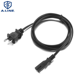 Cable de alimentación de 2 pines aprobado por UL con conector C7