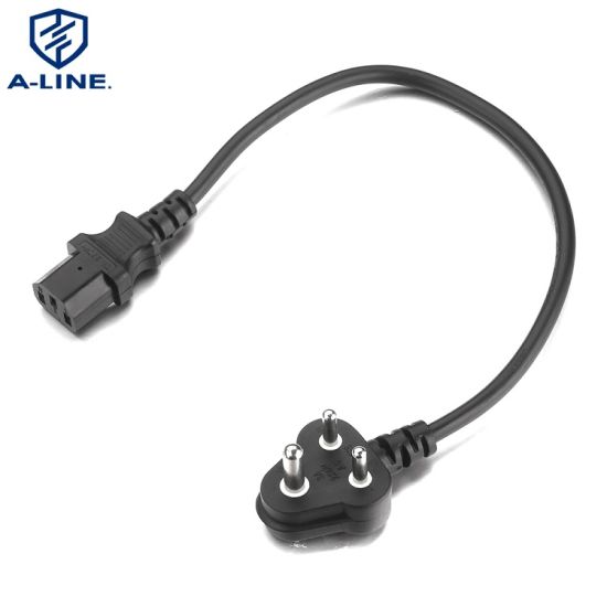 Sudáfrica 3 alfileres 6A Factory de cable de alimentación