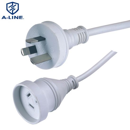 Al aire libre 10A 250V 3 PIN Australia Cable de extensión 20m