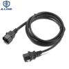 Cable de extensión de alimentación de CA de conector C13 y C14 aprobado por UL