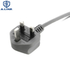 Venta caliente 3 pin PVC Proveedor de cable de alimentación del Reino Unido aislado