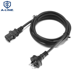 Australia 10a Cable de alimentación 3 pines con conector C13