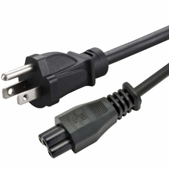 Fabricante profesional American 3 pin Extension CA Cable de alimentación