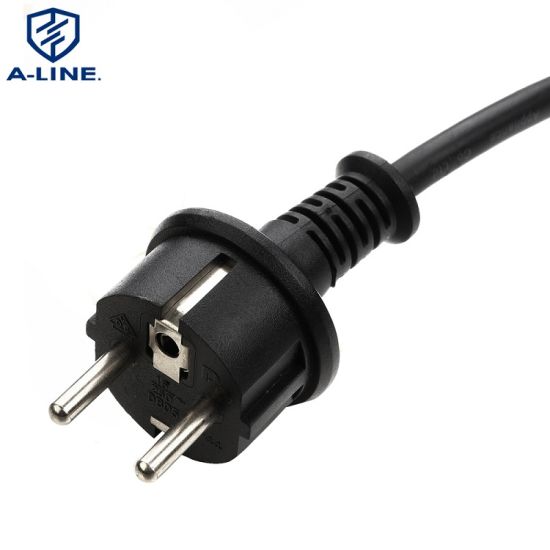 Cable de alimentación de AC aprobado por VDE IP 44 Pins 3 Pins AC