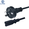 SAA aprobó 2 pin 2.5A Fábrica de cable de extensión de potencia australiana