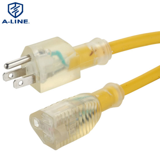 Ul cul al aire libre us sjtw sjt 16 14 AWG EXTENSIÓN DE PODER CORD