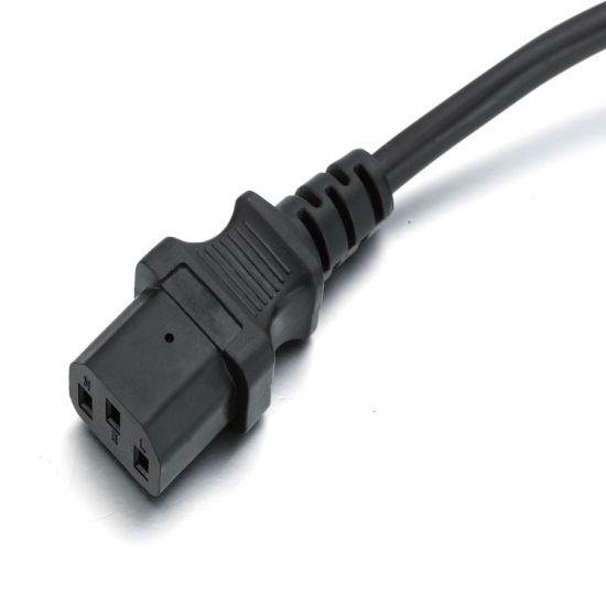 Cable de extensión de alimentación de CA de conector C13 y C14 aprobado por UL