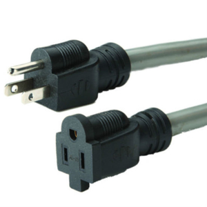 27 pies 16/3 SJTW Cable redondo 3 Prong US Enchip 120V Condición de extensión de servicio pesado para exteriores