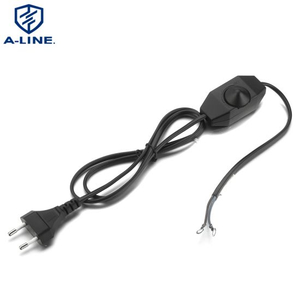 Cable de alimentación de la lámpara de sal de European Type 2 con interruptor de atenuación