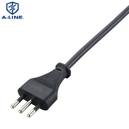Cable de alimentación de CA de extensión de 3 pin de ITalia ITalia