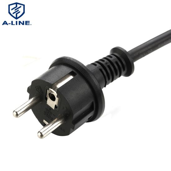 Cable de alimentación de AC aprobado por VDE IP 44 Pins 3 Pins AC
