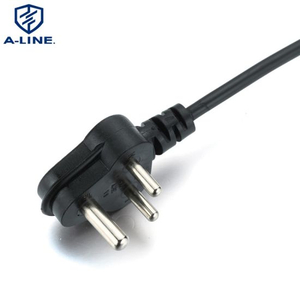 Sudáfrica 3 alfileres 6A Factory de cable de alimentación