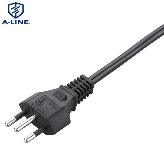 Brasil 10a 250V Dos alfileres Cable de alimentación de AC Fábrica