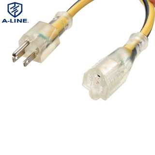 Cable de extensión transparente de 16awg 20m al aire libre. 