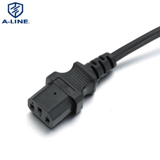 Cable de extensión de alimentación de CA de conector C13 y C14 aprobado por UL