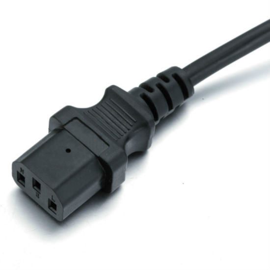 Muestra gratuita UK 250V Cable de alimentación de CA de extensión de 3 pines