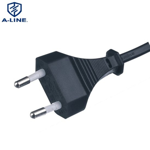 Fabricación profesional Cable de alimentación de AC European Type 2 Pins AC