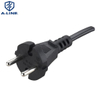 China Factory VDE Pins European Tipo 2 Cable de alimentaci&oacute;n redondo de CA redondo