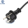 Cable de alimentación de AC aprobado por VDE IP 44 Pins 3 Pins AC