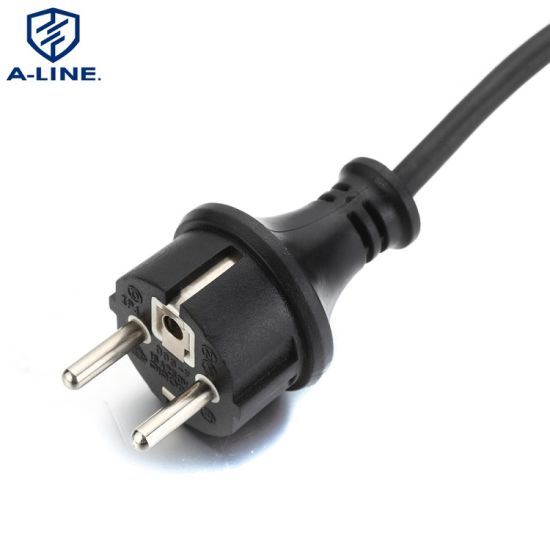 Cable de alimentación de AC aprobado por VDE IP 44 Pins 3 Pins AC