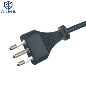 Cable de alimentación de CA de extensión de 3 pin de ITalia ITalia