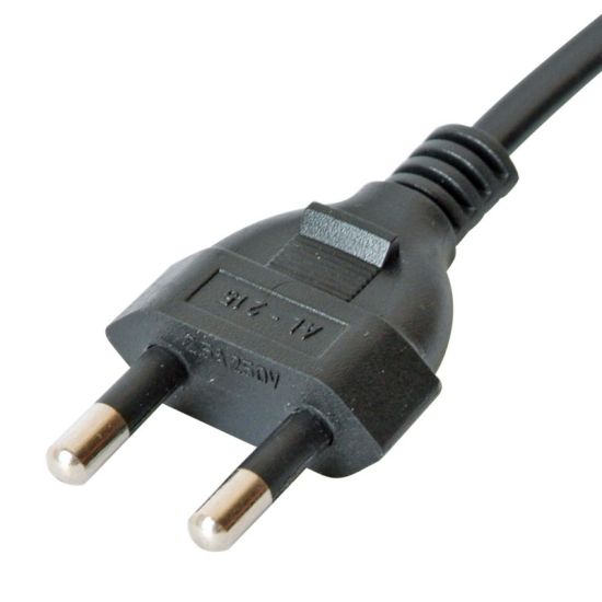 India Dos alfileres Cordor de alimentación