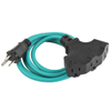 Norte América Estándar estándar al aire libre Cable de extensión de servicio pesado 10/3 AWG SJTW 15A 125V 1875W