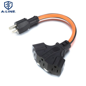 Cable de extensión de potencia de AC estándar de 15m estándar de US de 125 V.