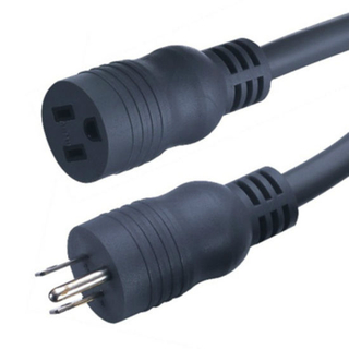 16awg 20m Cable de extensión de potencia de 3 pines de EE. UU.