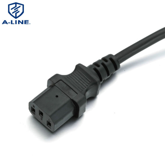 Venta caliente 3 pin PVC Proveedor de cable de alimentación del Reino Unido aislado
