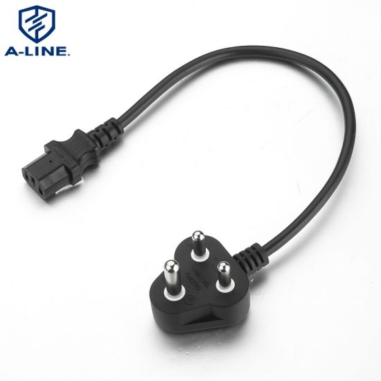 Sudáfrica 3 pin 16A Cable de alimentación de 250 V