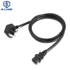 Cable de alimentación del Reino Unido aprobado por VDE con conector C13