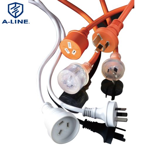 15M SAA Australian15A Extensión de servicio pesado H07VV-F 3*1.5 mm2 con luz LED