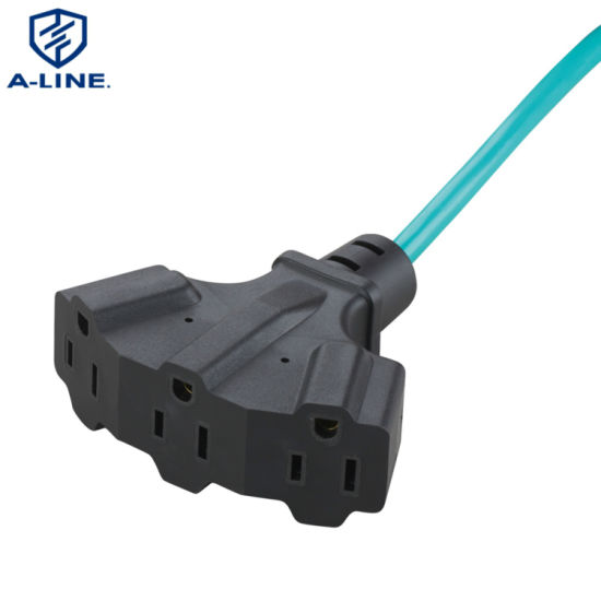 Cordón de extensión de interior y interior de servicio pesado 40ft 100 pies 16awg 14awg 