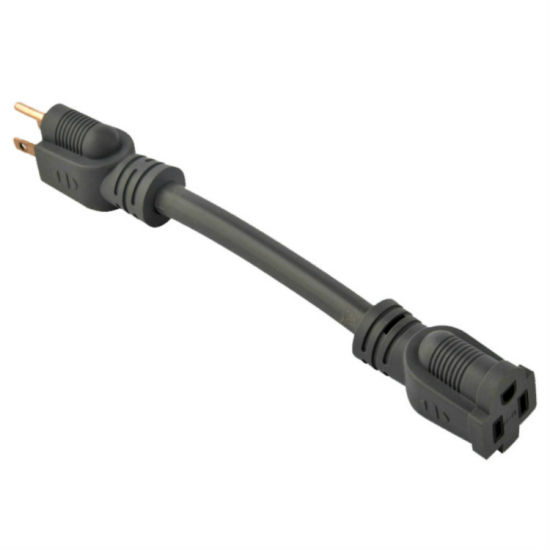  27 pies 16/3 SJTW Cable redondo 3 Prong US Enchip 120V Condición de extensión de servicio pesado para exteriores