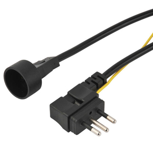 Brasil tres alfileres con conector
